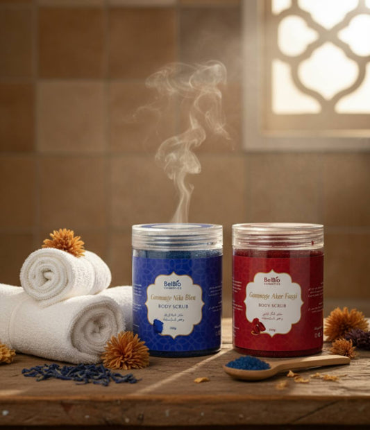 مقشر النيلة الزرقاء & العكر الفاسي