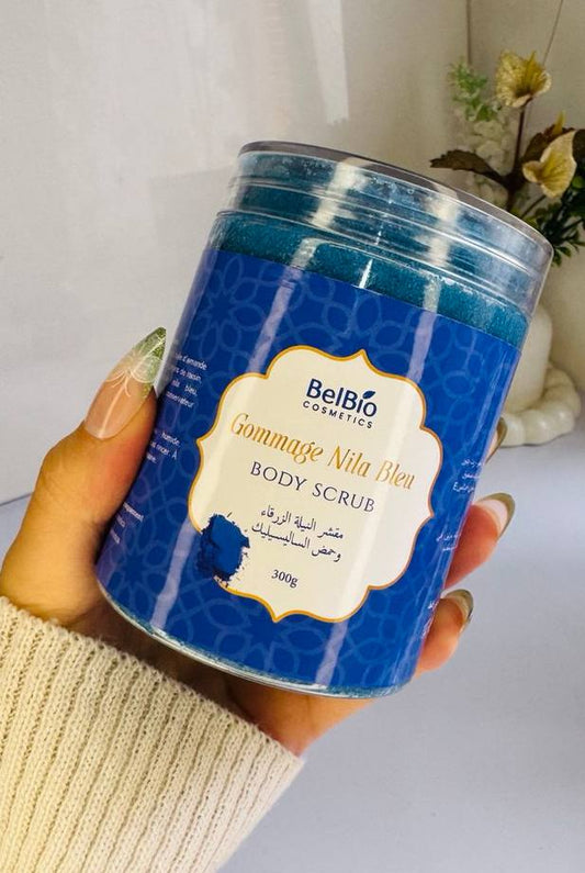 مقشر النيلة الزرقاء بحمض الساليسيليك 300غ